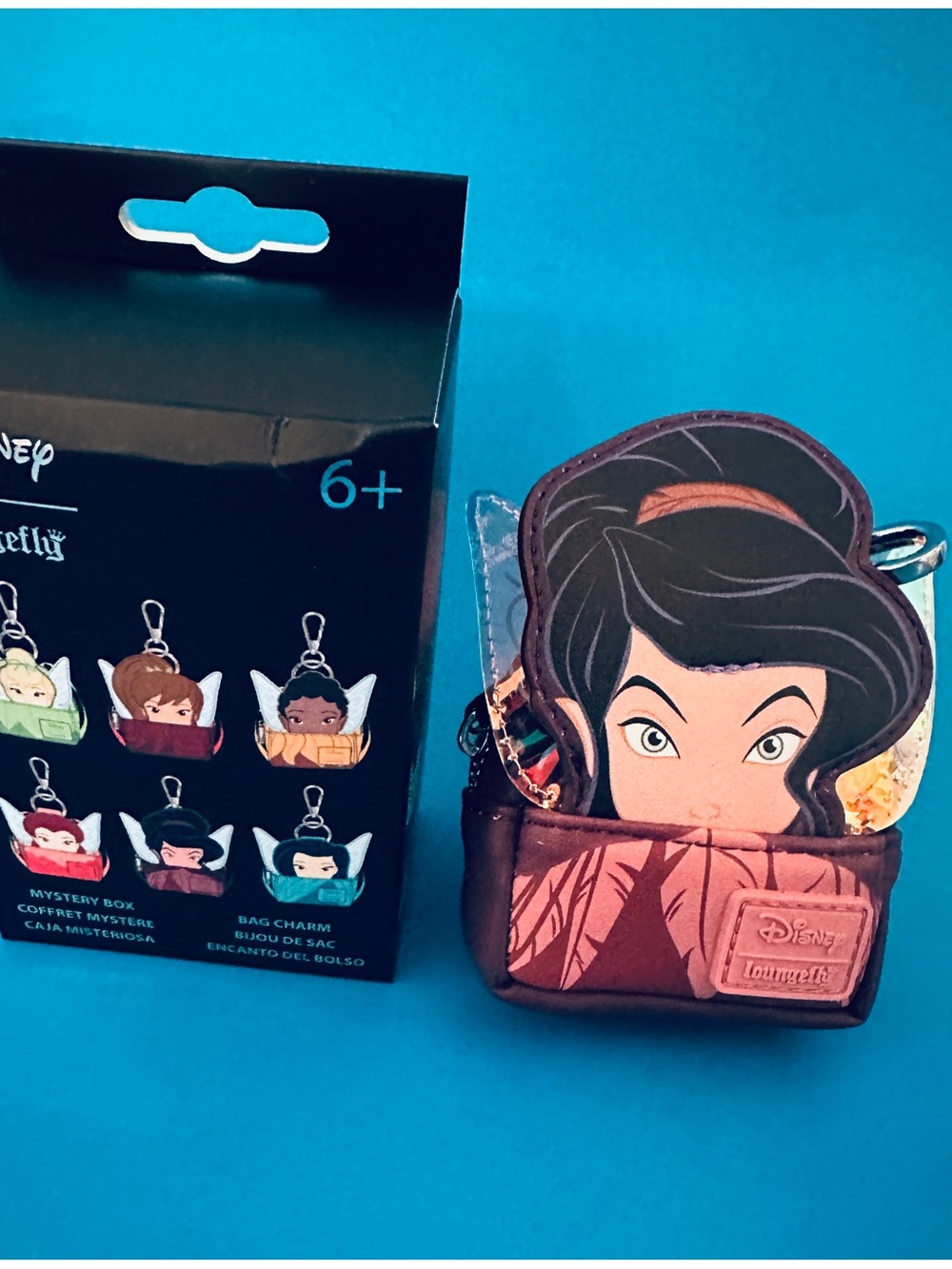 Disney x Loungefly Disney Fairies Vidia Fairy Bag Charm - Purple NWT
